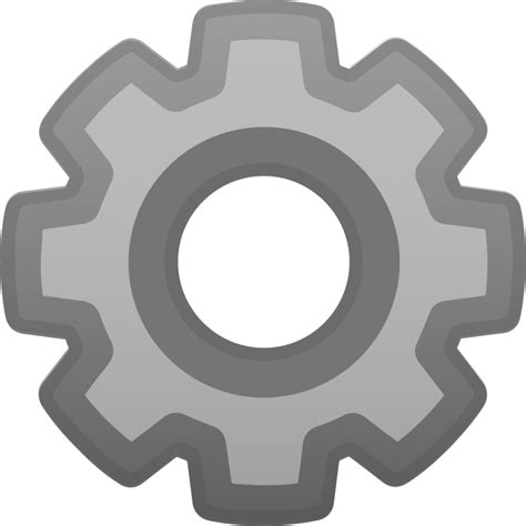 metal gear box emoji|round gear emoji.